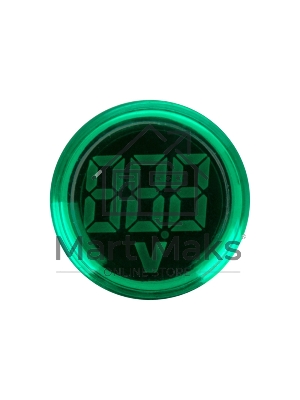 Индикатор значения напряжения зеленый VD22 70-500 В Rexant