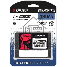 Накопитель SSD Kingston DC600M, 480Gb, SATA III, 2.5