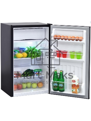 Холодильник Nordfrost NR 403 B черный матовый однокамерный 100/11л морозилка сверху