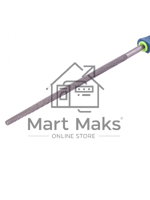 Напильник Сибртех, 250 мм круглый, двухкомпонентная рукоятка, №2