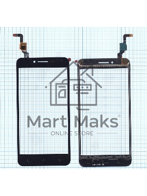 Сенсорное стекло (тачскрин) для Lenovo Vibe K5 Plus (A6020A46) черное