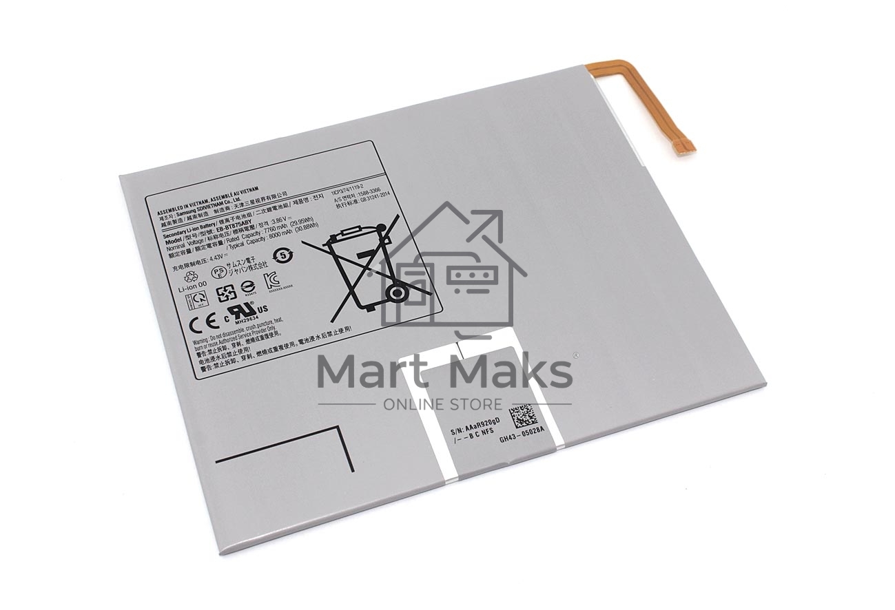 Аккумуляторная батарея EB-BT875ABY для Samsung Galaxy Tab S7 SM-T875 3.86V