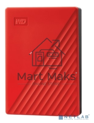 Внешний жесткий диск WD Original USB 3.0 4Tb WDBPKJ0040BRD-WESN My Passport 2.5