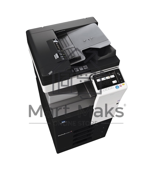 МФУ Konica-Minolta bizhub 227 монохромное, (A3, 22 стр./мин., 19000стр/мес, 250GB, сеть, дуплекс, 2*500л, 2GB, без крышки или автоподатчика, без тонера), обязат. установка специалистом АСЦ