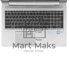 Клавиатура для ноутбука HP EliteBook 850 G5 755 G5 черная с серой рамкой, подсветкой и указателем