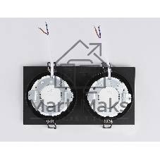 Светильник Ambrella light TN51920/2 BK черный GX53 max 12W 220*115*23