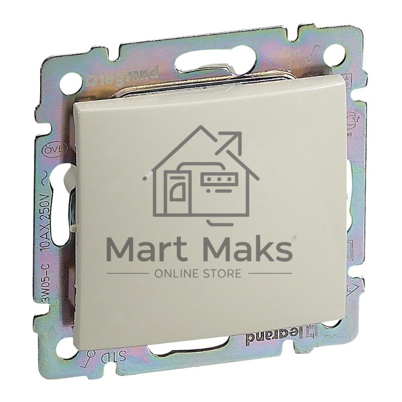 Механизм переключателя промежуточного 1-кл. СП Valena 10А IP31 сл. кость (DIY-упак.) Leg 695608