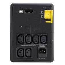 Источник бесперебойного питания APC Back-UPS BX1200MI / 1200ВА / 650Вт / 4 х CEE 7 (евророзетка)