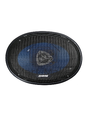 Колонки автомобильные Digma DCA-B693 300Вт 90дБ 4Ом 15x23см (6x9дюйм) (ком.:2кол.) коаксиальные трехполосные