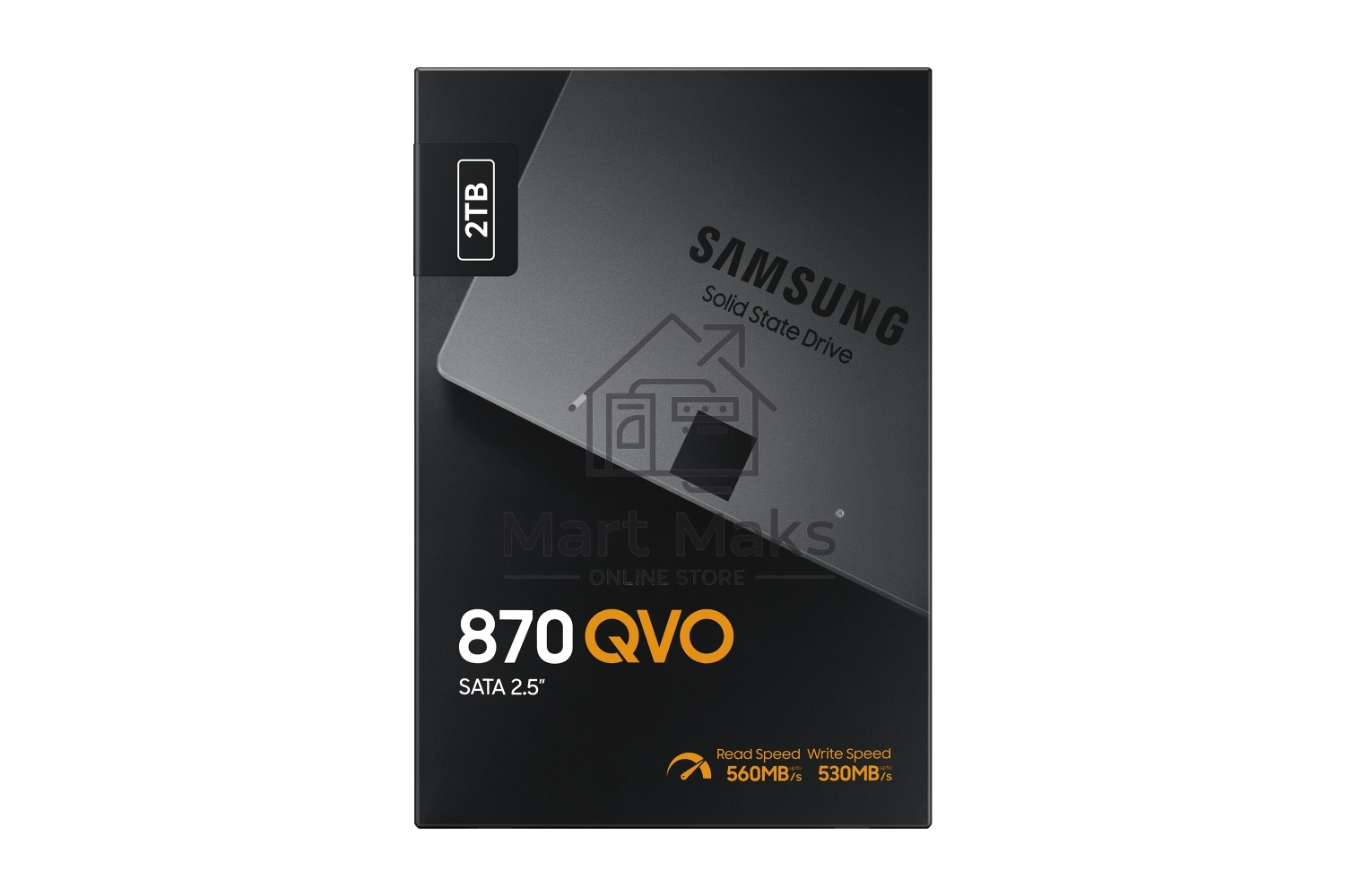 Накопитель SSD Samsung 870 QVO, 2TB, SATA III, 2.5