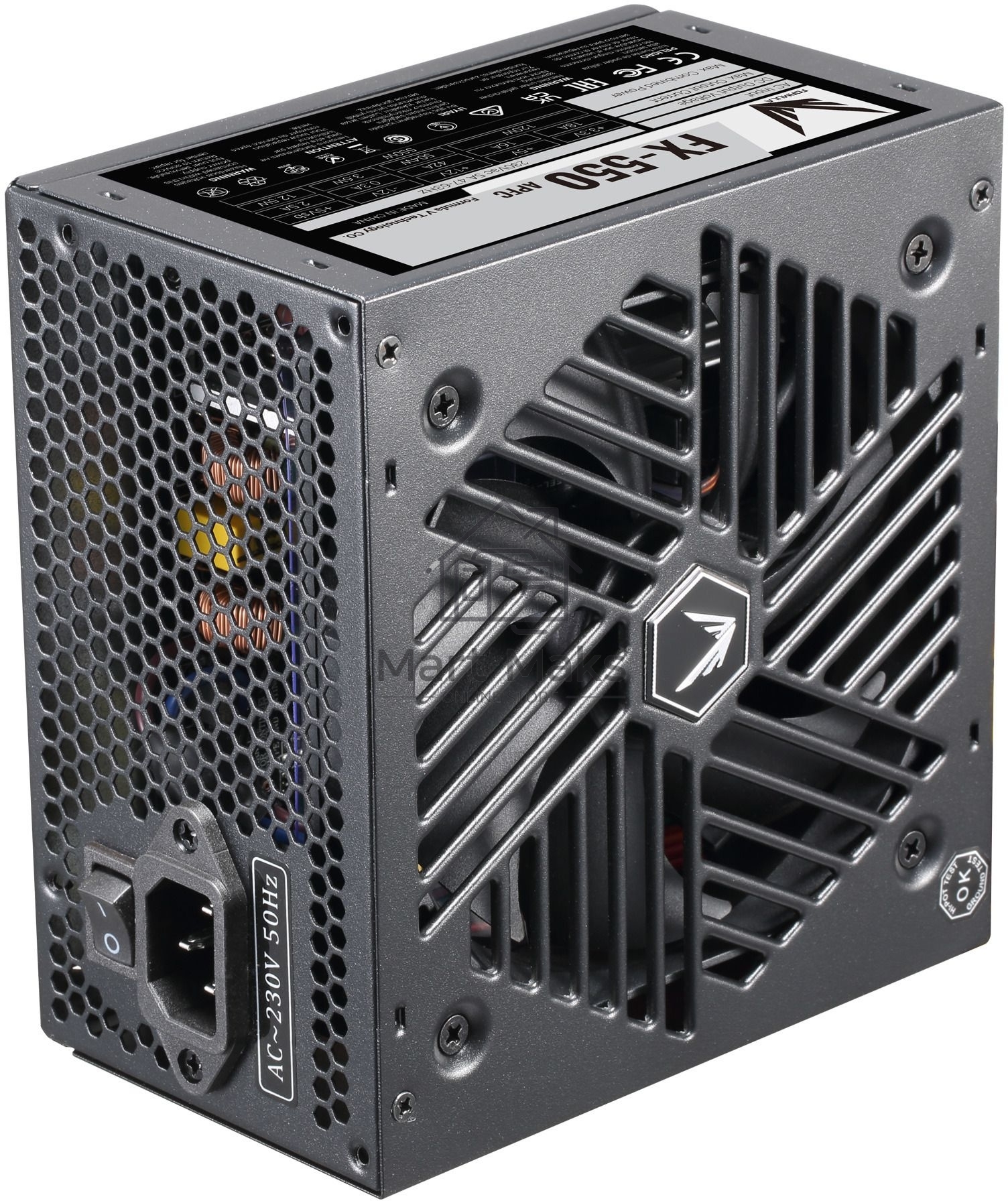Блок питания Aerocool / Formula FX-550 RTL, 550Вт, 120мм, черный