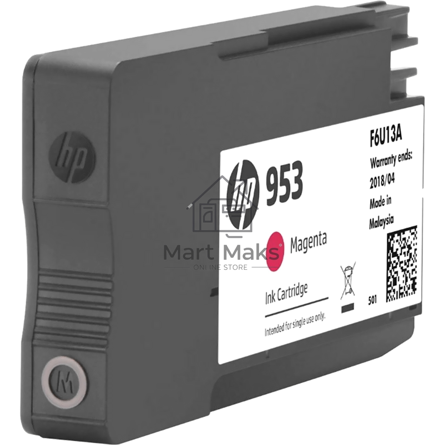 Картридж струйный HP 953 F6U13AE пурпурный для HP OJP 8710/8715/8720/8730/8210/8725 (700стр.)