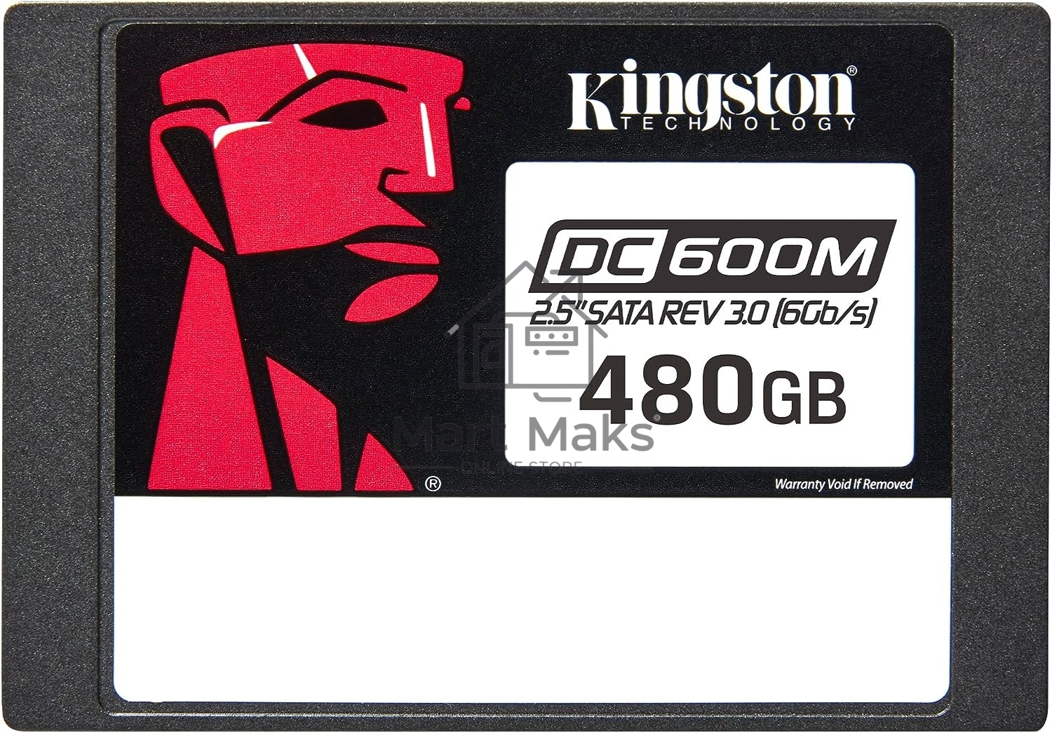 Накопитель SSD Kingston DC600M, 480GB, SATA III, 2.5
