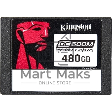Накопитель SSD Kingston DC600M, 480Gb, SATA III, 2.5