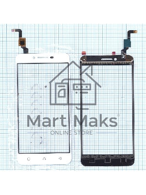 Сенсорное стекло (тачскрин) для Lenovo Vibe K5 Plus (A6020A46) белое