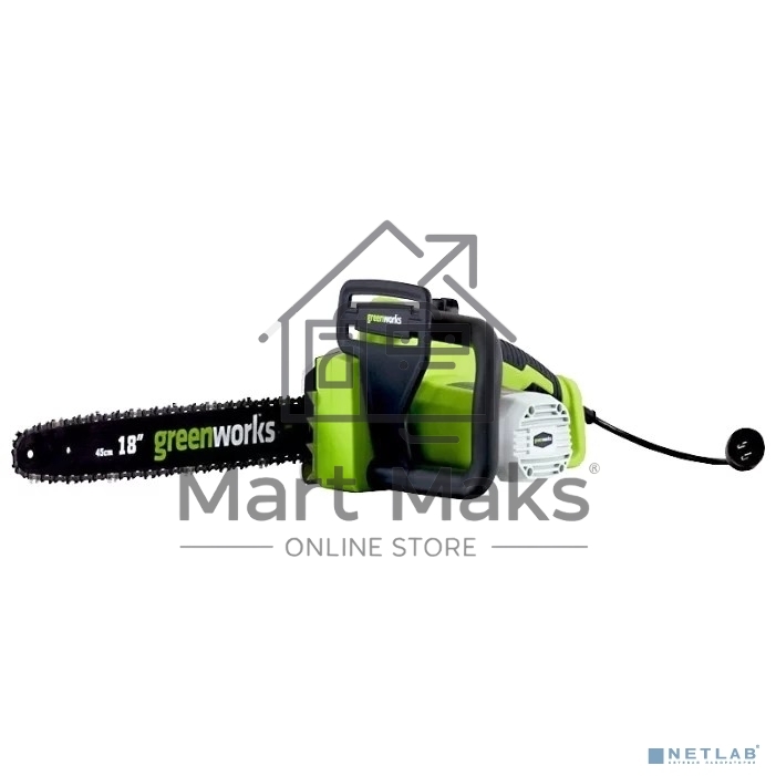Цепная пила электрическая Greenworks GCS2046, 2000W, 45 см [20037]