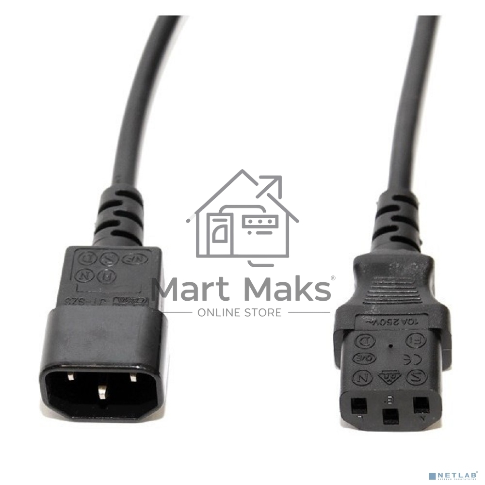 Кабель питания 5bites PC105-30A IEC-320-C13 / IEC-320-C14 / 220V / 3G*0.50MM / 3M