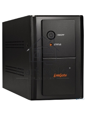 Источник бесперебойного питания ExeGate EP285488RUS SpecialPro UNB-1200.LED.AVR.C13.RJ.USB 1200VA/750W, LED, AVR, 6*IEC-C13, RJ45/11, USB, черный