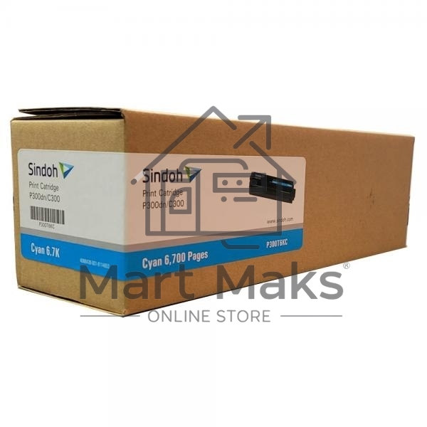 Картридж лазерный голубой для цветных устройств Sindoh P300dn/C300 (6 700 страниц)