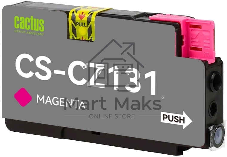 Картридж струйный Cactus CS-CZ131 №711 пурпурный (26 мл) для HP DesignJet T120/T520