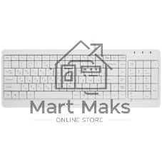 Комплект клавиатура+мышь A4Tech FStyler F1512 проводной, USB, 1200 DPI, белый