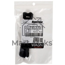 Крепеж Hyperline WASN-135-mix-10 Хомут для кабеля, липучка с мягкой застежкой, 135x14 мм, цвет в ассортименте (10 шт.)