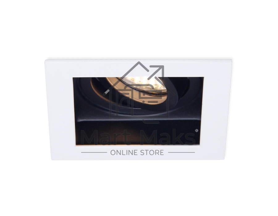 Светильник Ambrella light TN181 WH/BK белый/черный GU5.3 100*100*40