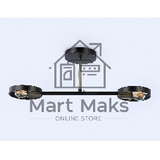 Светильник Ambrella light TR8225/2 BK/SB черный/бронза E27/2 max 40W 510*165*190