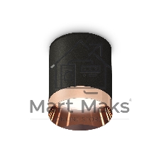 Светильник Ambrella Light XS6302025 SBK/PPG черный песок/золото розовое полированное MR16 GU5.3 (C6302, N6135)
