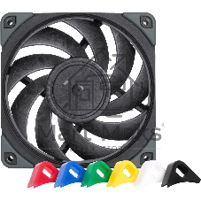 Вентилятор корпусной Noctua NF-A12x25 PWM chromax.black, 120 мм, 450-2000 об/мин, 22.6 дБ, 4-pin PWM, без подсветки, черный