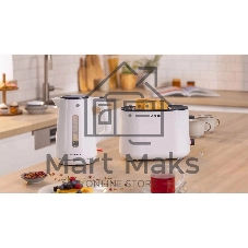 Чайник электрический Bosch TWK1M121 белый, 1.7 л, 2400 Вт, скрытый нагревательный элемент
