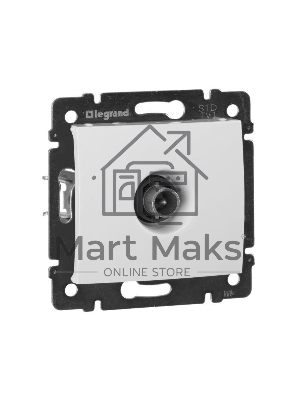 Розетка TV Valena звезда 1,5Дб 2400МГц (белая)