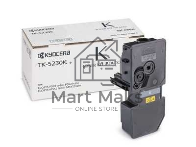 Картридж лазерный Kyocera TK-5230K (1T02R90NL0) черный для M5521cdn/M5521cdw/ P5021cdn/P5021cdw/P5026cdn/P5026cdw 2600 стр.