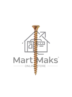 Саморез универсальный KRANZ 3х35, желтый цинк, пакет (800 шт/уп)