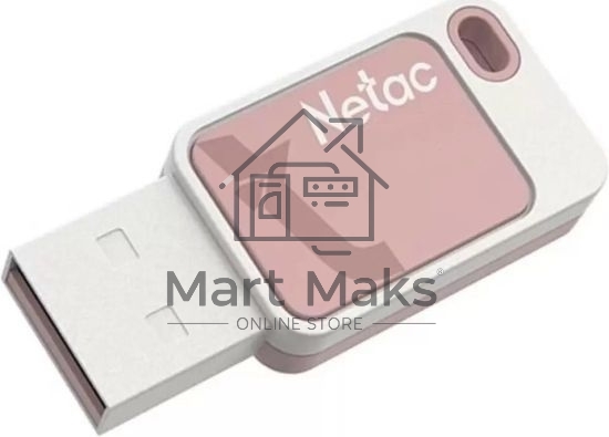 Флешка USB R/W R/W Netac 32Gb UA31 NT03UA31N-032G-20PK USB2.0 розовый