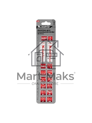 Полотна универсальные Matrix для сабельной пилы S1122VF,200/1,8-2,5 мм, Bimetal, 2шт., PRO