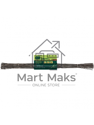 Проволока стальная в прутках 400мм/100шт, вязальная, термообработанная 0,9 мм Сибртех