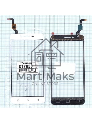 Сенсорное стекло (тачскрин) для Lenovo Vibe K5 Plus (A6020A46) белое