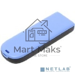 Флешка USB ADATA UV128 (AUV128-64G-RBE), 64Gb, USB 3.0, R/W 100/30, черный/синий