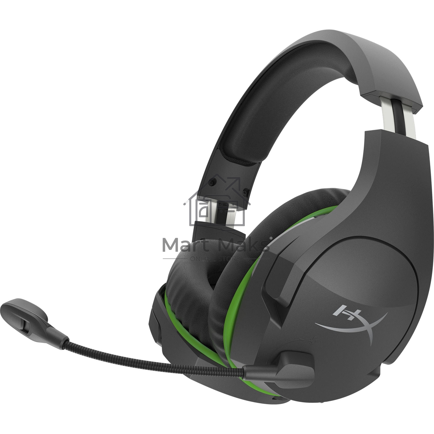 Игровые наушники чёрно-серые ASUS TUF Gaming H3 WL (2.4 ГГц, 7.1 виртуально, 50мм, неодимовые магниты, 32 Ом, 20~20000 Гц, микрофон, USB-C, PC, Mac, PS4, Nintendo Switch, Xbox One, 90YH02ZG-B3UA00)