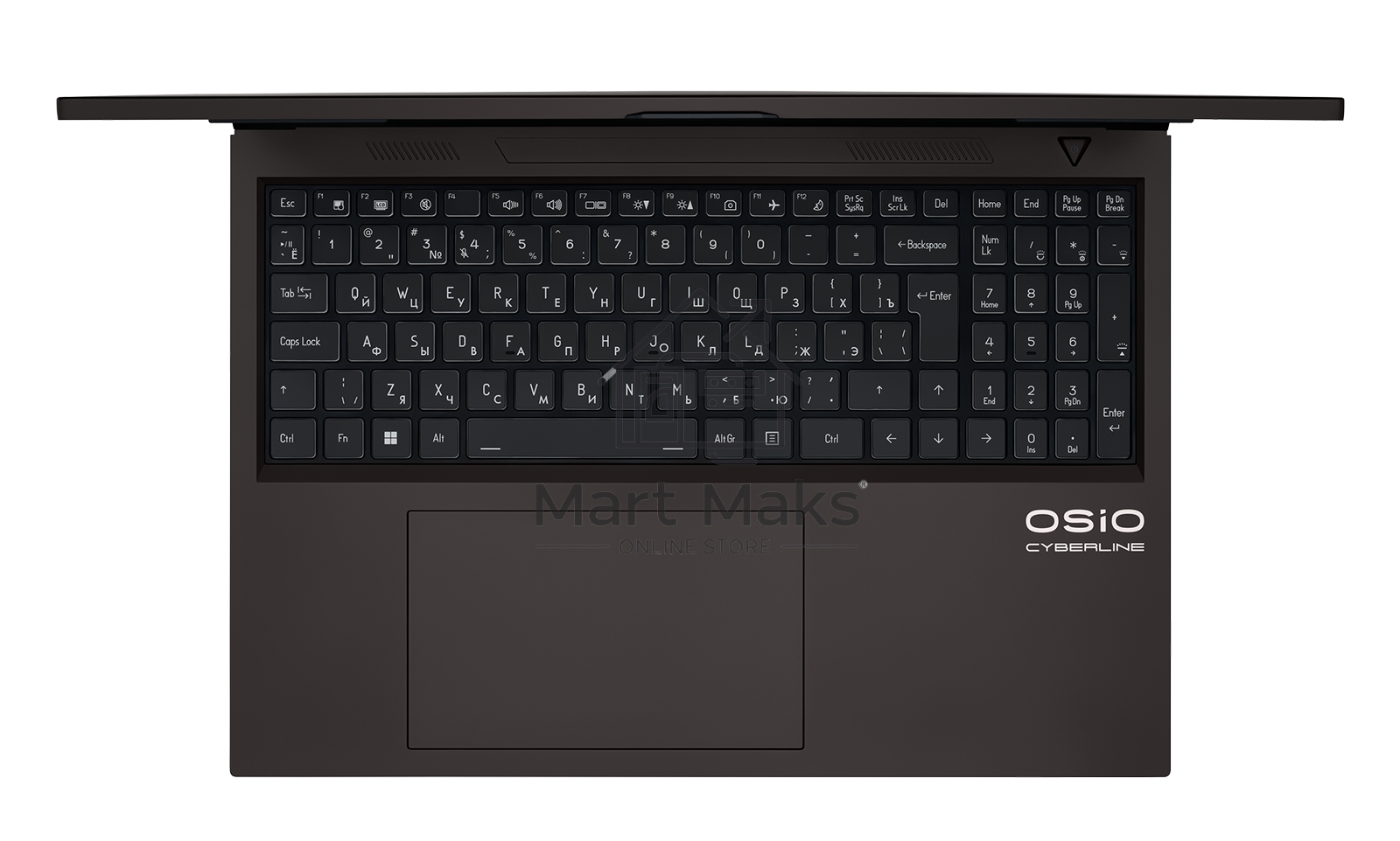 Ноутбук Osio CyberLine C160i-004 коричневый Core i7 12650H 16Gb SSD512Gb NVIDIA GeForce RTX4060 8Gb 16