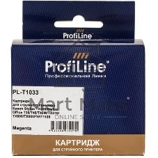 Картридж струйный ProfiLine PL-T1033 для принтеров Epson Stylus TX550/Stylus Office T30/T40/T40W/TX510/TX600/TX600FW/T1100 с чернилами Magenta 11,1 мл
