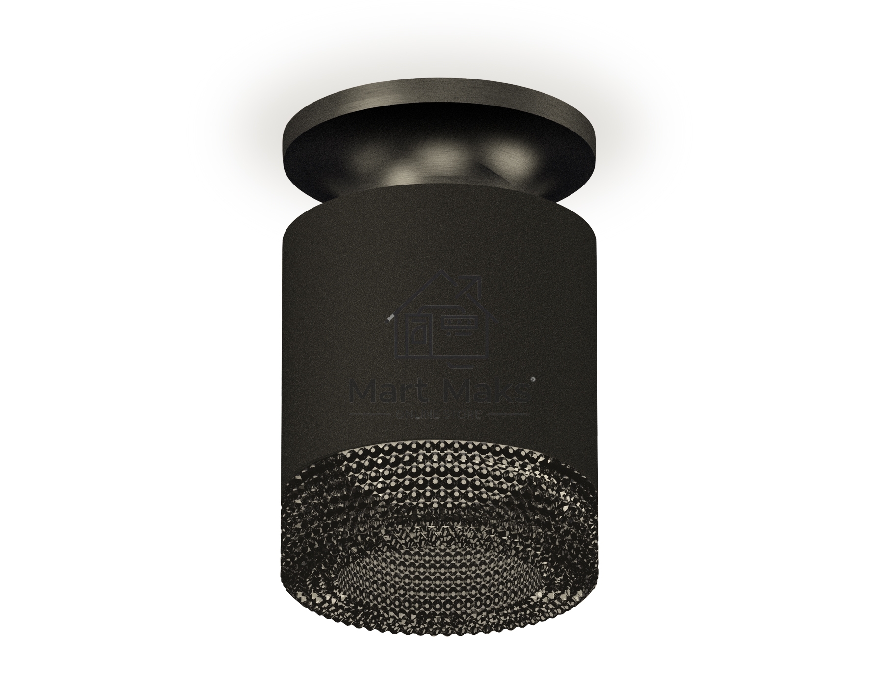 Светильник Ambrella Light XS7402064 SBK/PBK/BK черный песок/черный полированный/тонированный MR16 GU5.3 (N7926, C7402, N7192)