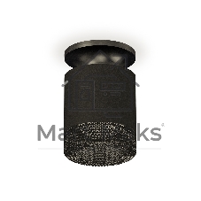 Светильник Ambrella Light XS7402064  SBK/PBK/BK черный песок/черный полированный/тонированный MR16 GU5.3 (N7926, C7402, N7192)