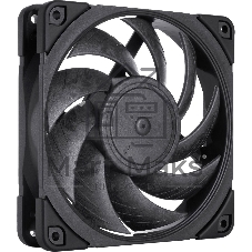 Вентилятор корпусной Noctua NF-A12x25 PWM chromax.black, 120 мм, 450-2000 об/мин, 22.6 дБ, 4-pin PWM, без подсветки, черный