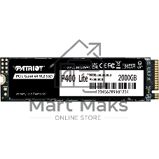 Накопитель SSD Patriot PCIe 4.0 x4 2Tb P400LP2KGM28H P400 Lite M.2 2280