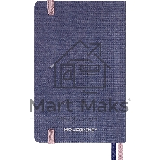 Блокнот Moleskine LIMITED EDITION SAKURA LESU08MM710 Pocket 90x140 мм, обложка текстиль, 160 страниц, линейка, синий, 2025