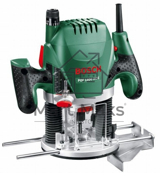 Фрезеры Bosch POF 1200 AE 060326A100 Фрезерная машина 1200 Вт, 11000–28000 об/мин, 55мм, 3,0 кг