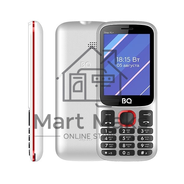 Мобильный телефон BQ 2820 Step XL+ белый/красный