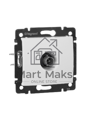 Телевизионная проходная розетка Legrand Valena 774431, белая, 14дБ
